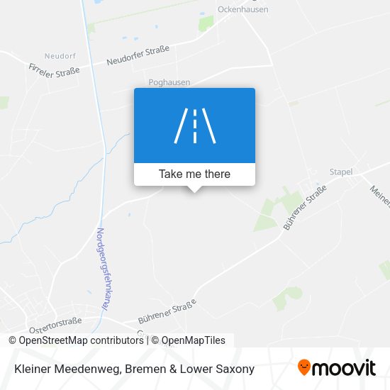 Kleiner Meedenweg map