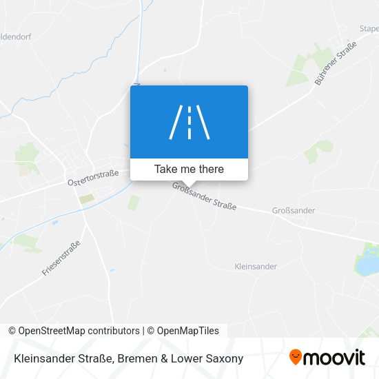Kleinsander Straße map