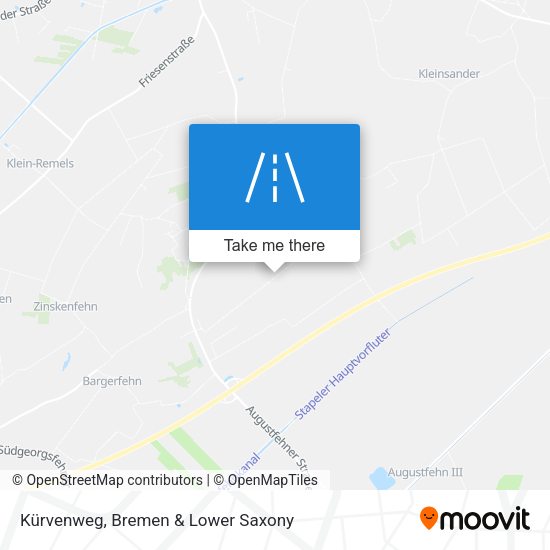 Kürvenweg map