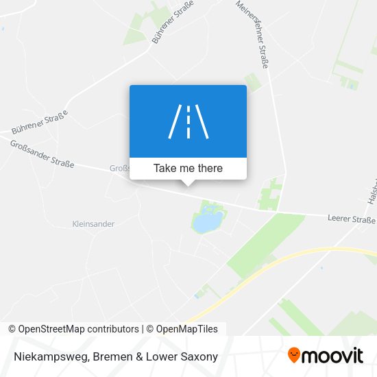 Niekampsweg map