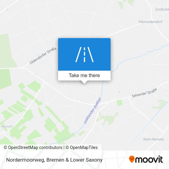 Nordermoorweg map