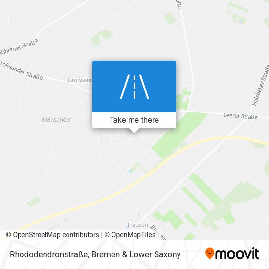 Rhododendronstraße map