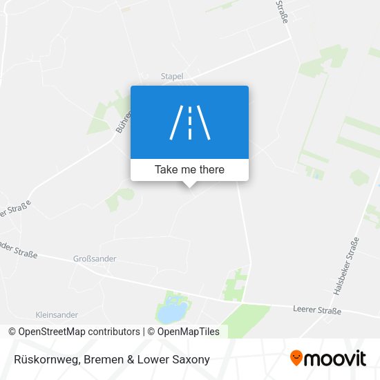 Rüskornweg map