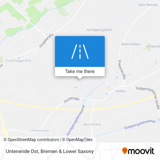 Untenende Ost map