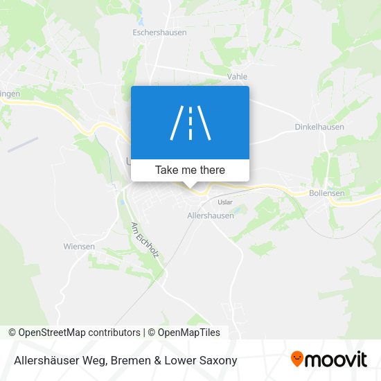 Allershäuser Weg map