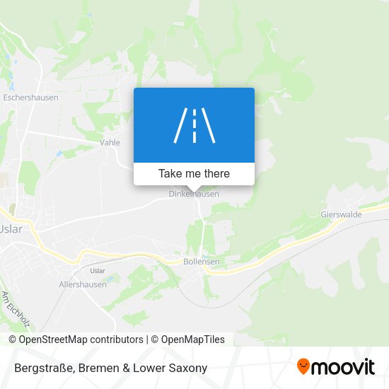Bergstraße map