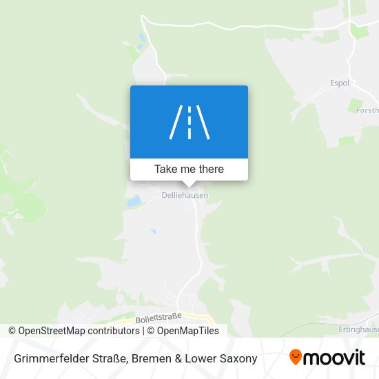 Grimmerfelder Straße map