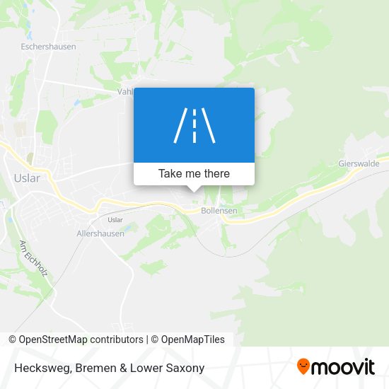 Hecksweg map