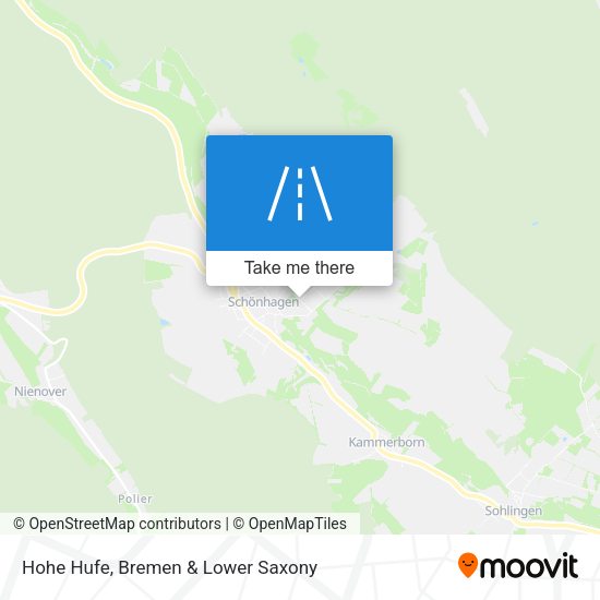 Hohe Hufe map
