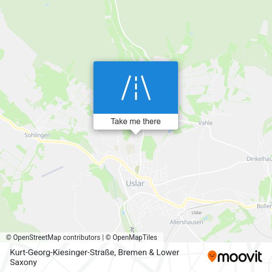 Kurt-Georg-Kiesinger-Straße map