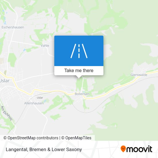 Langental map
