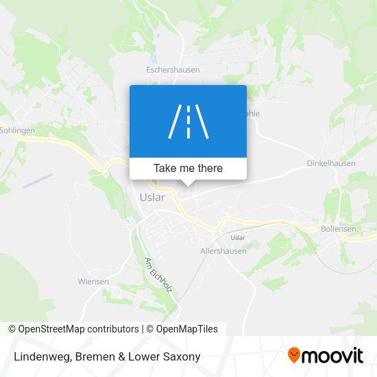 Lindenweg map