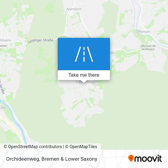 Orchideenweg map