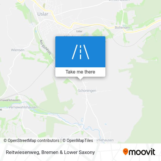 Reitwiesenweg map