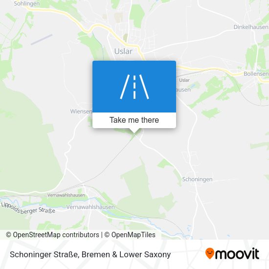 Schoninger Straße map