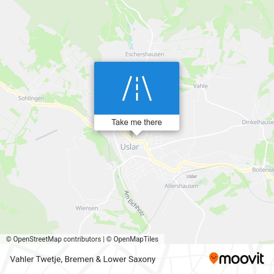 Vahler Twetje map