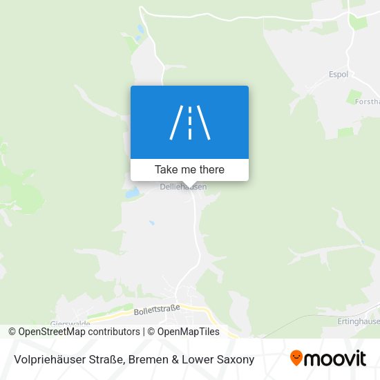 Volpriehäuser Straße map