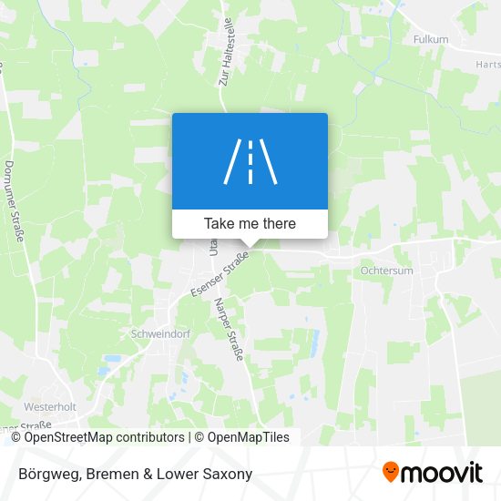 Börgweg map