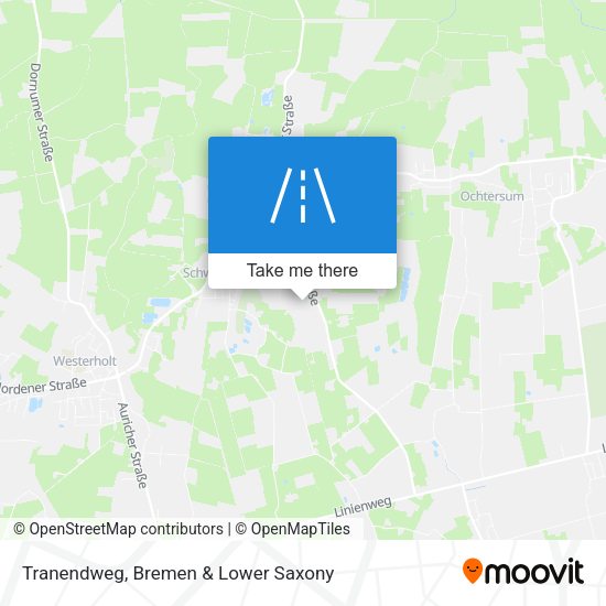 Tranendweg map