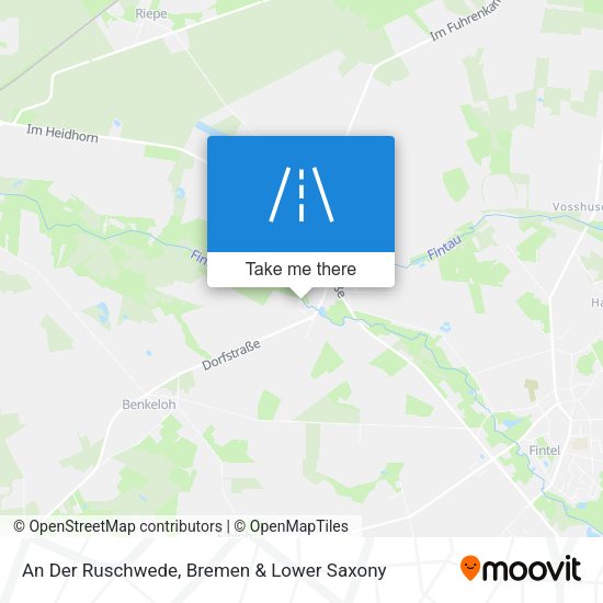 An Der Ruschwede map