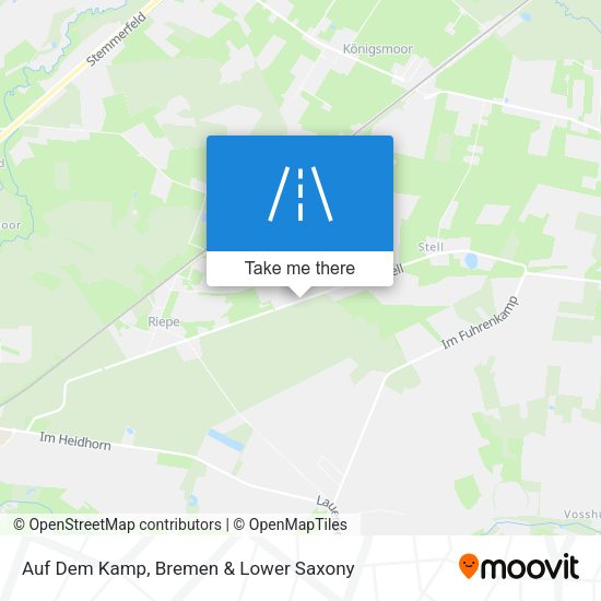 Auf Dem Kamp map