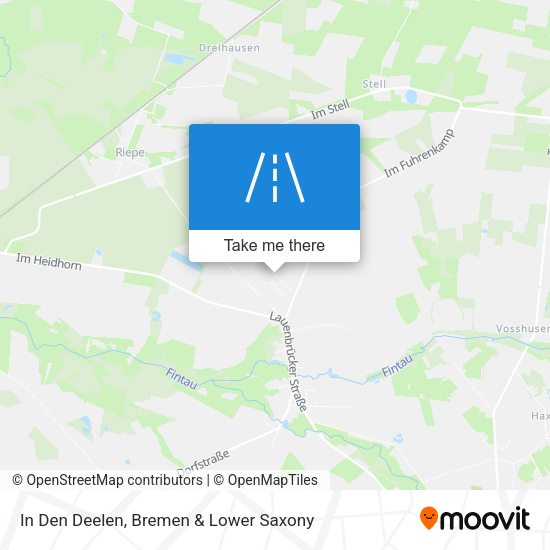 In Den Deelen map
