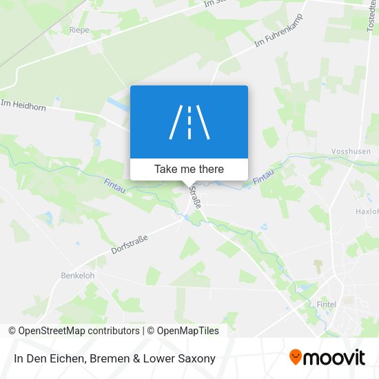 In Den Eichen map