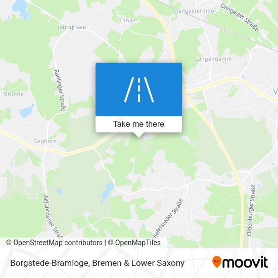 Borgstede-Bramloge map