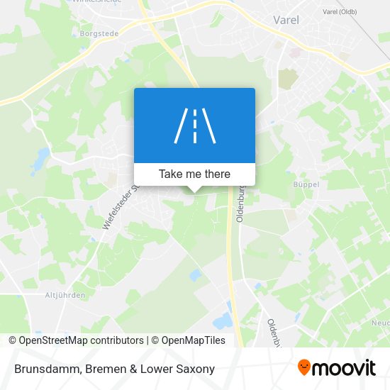 Brunsdamm map