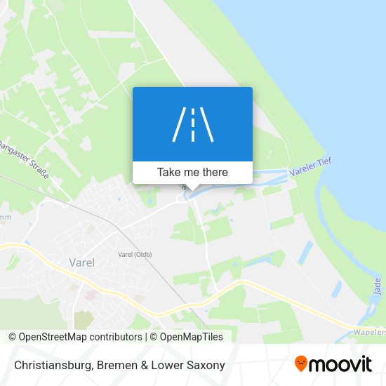 Christiansburg map