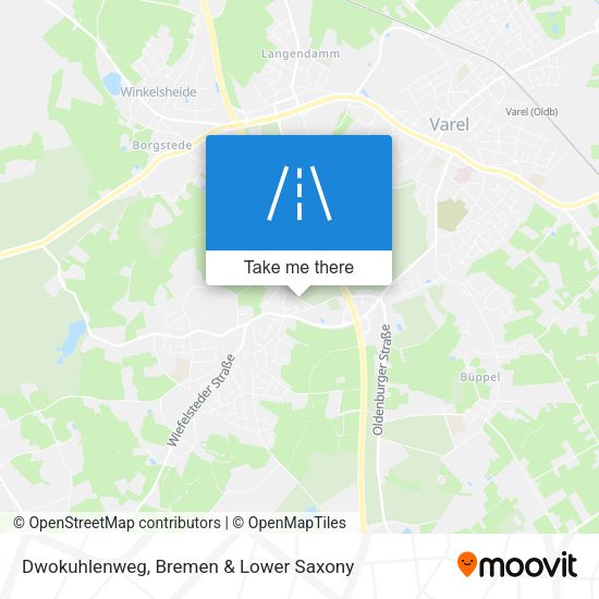 Dwokuhlenweg map