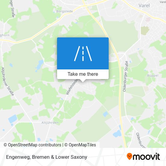 Engenweg map