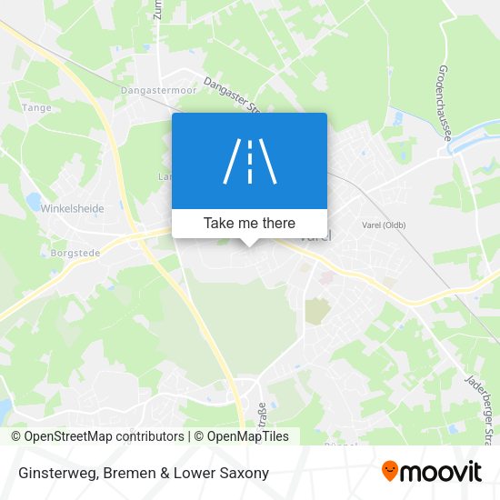 Ginsterweg map
