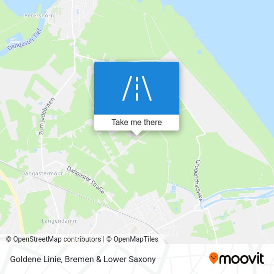 Goldene Linie map