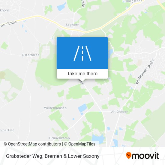 Grabsteder Weg map