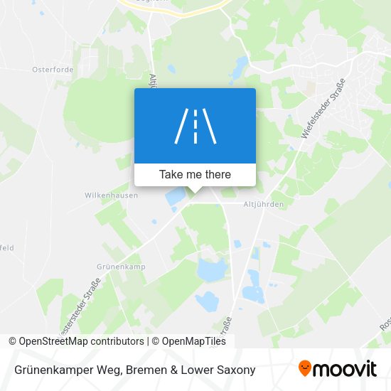 Grünenkamper Weg map