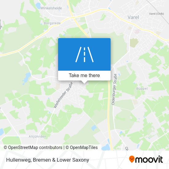 Hullenweg map