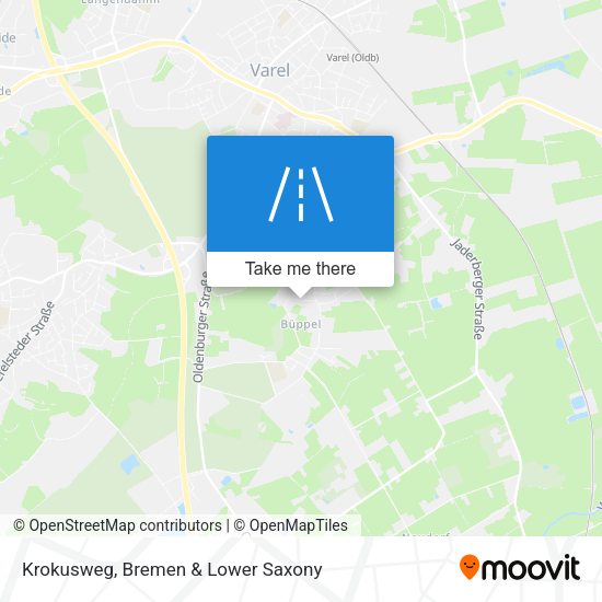 Krokusweg map