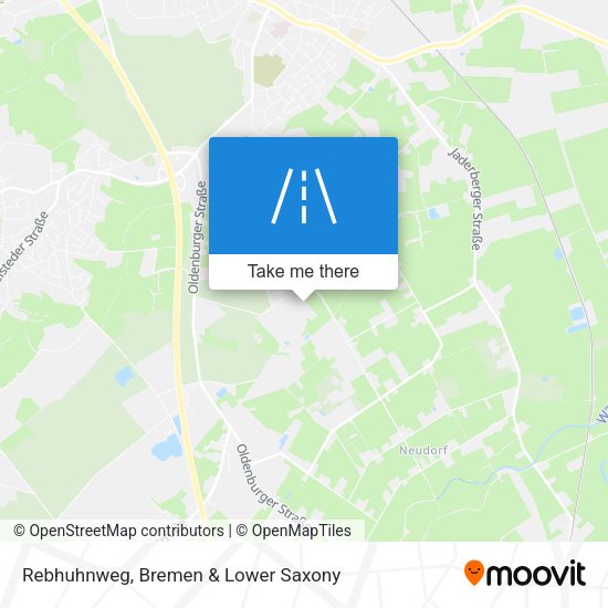 Rebhuhnweg map