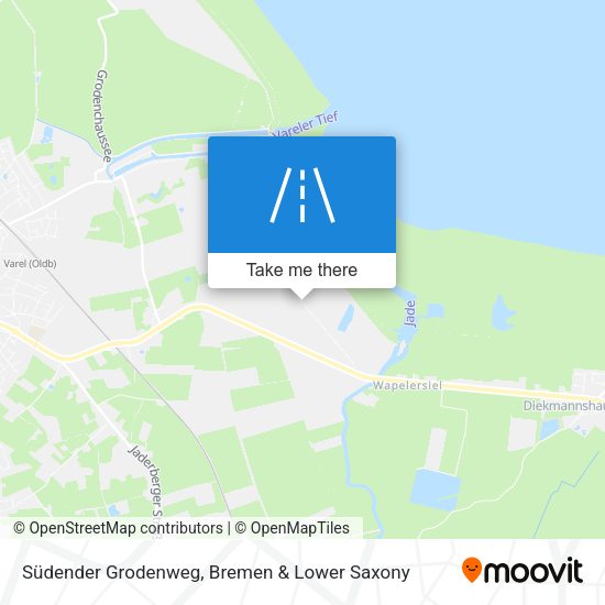 Südender Grodenweg map