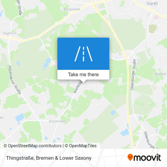 Thingstraße map
