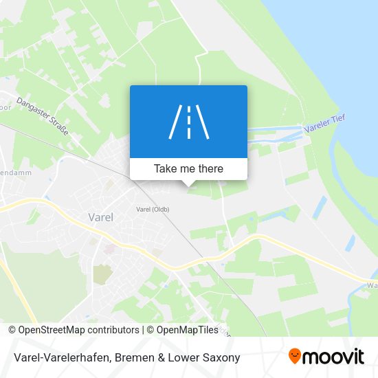Varel-Varelerhafen map