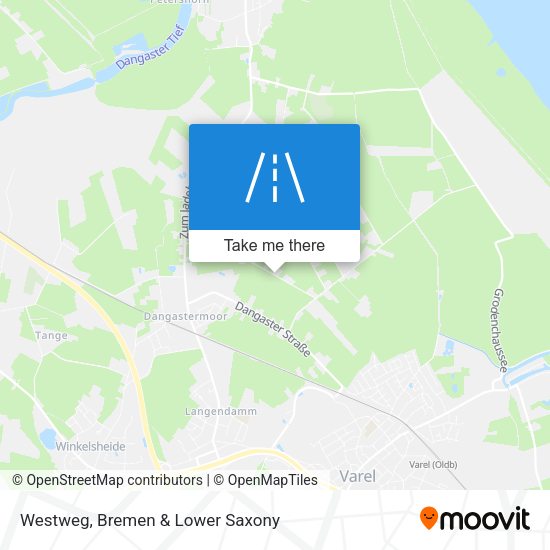 Westweg map