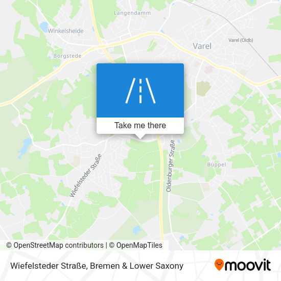 Wiefelsteder Straße map