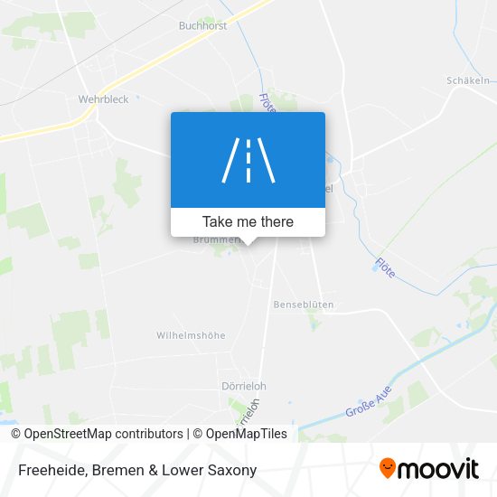 Freeheide map