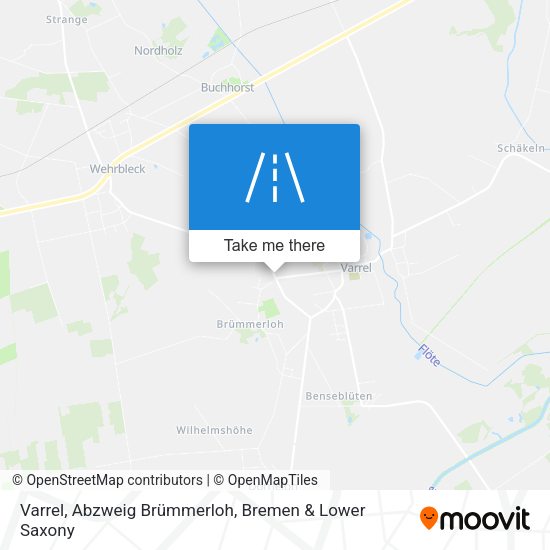 Varrel, Abzweig Brümmerloh map