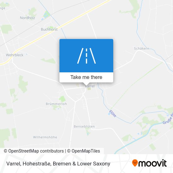 Varrel, Hohestraße map