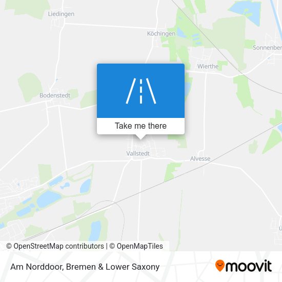 Am Norddoor map