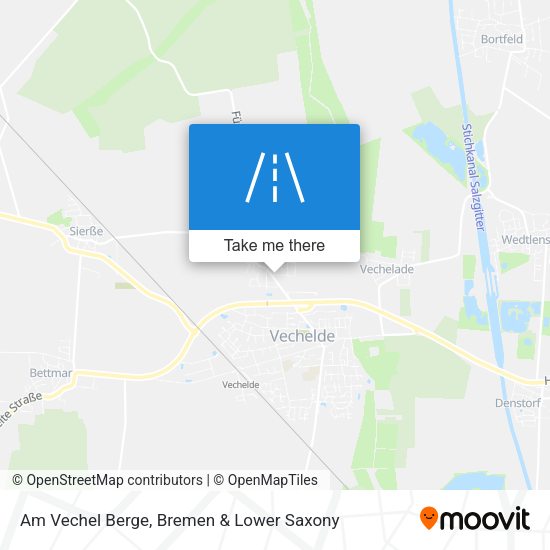 Am Vechel Berge map