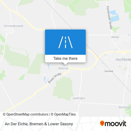 An Der Eiche map